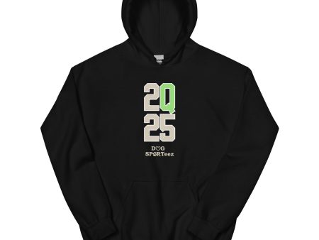 2Q25 Tan and Green Q Unisex Hoodie Online now