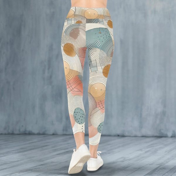 Earthy Geometric Everyday Leggings Sale