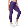 Hip to be Square Purple Luxury Leggings For Sale