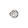 Emtek 8207AS Privacy , Ribbon and Reed Rosette , Astoria Crystal Knob Hot on Sale