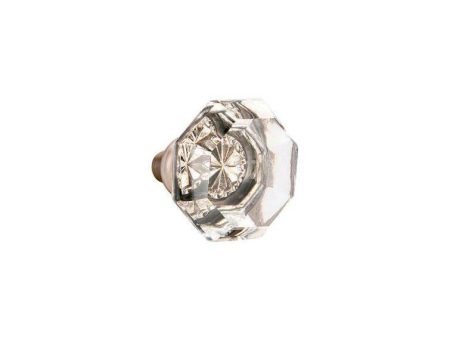 Emtek 8207OT Privacy , Ribbon and Reed Rosette , Old Town Crystal Knob Online Hot Sale