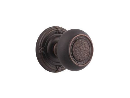 Emtek 8207BT Privacy , Ribbon and Reed Rosette , Belmont Knob on Sale