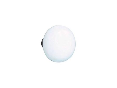 Emtek 8207IW Privacy , Ribbon and Reed Rosette , Ice White Knob Hot on Sale